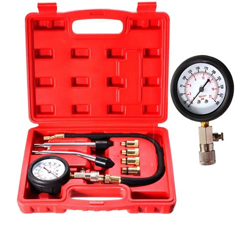 compression tester gauge set|motorcycle compression test.